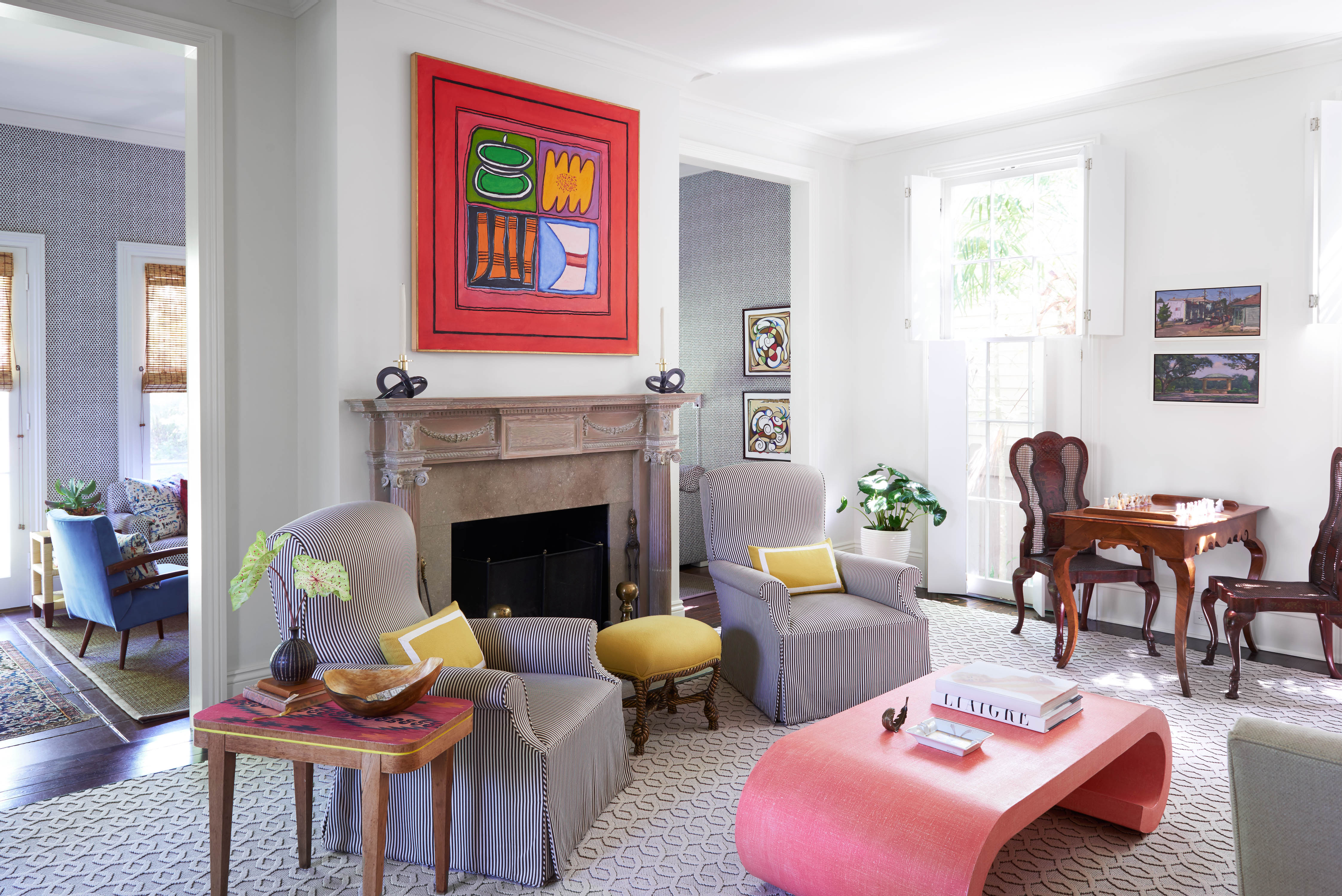 New Orleans living room in Garden and Gun Magazine by Alison Gootee photography
