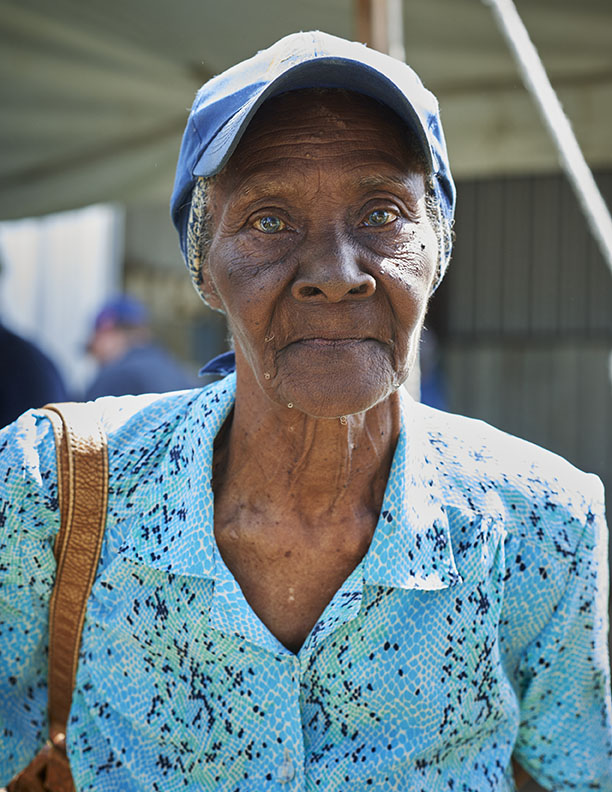 Elderly female Black Farmer by Alison Gootee Photography