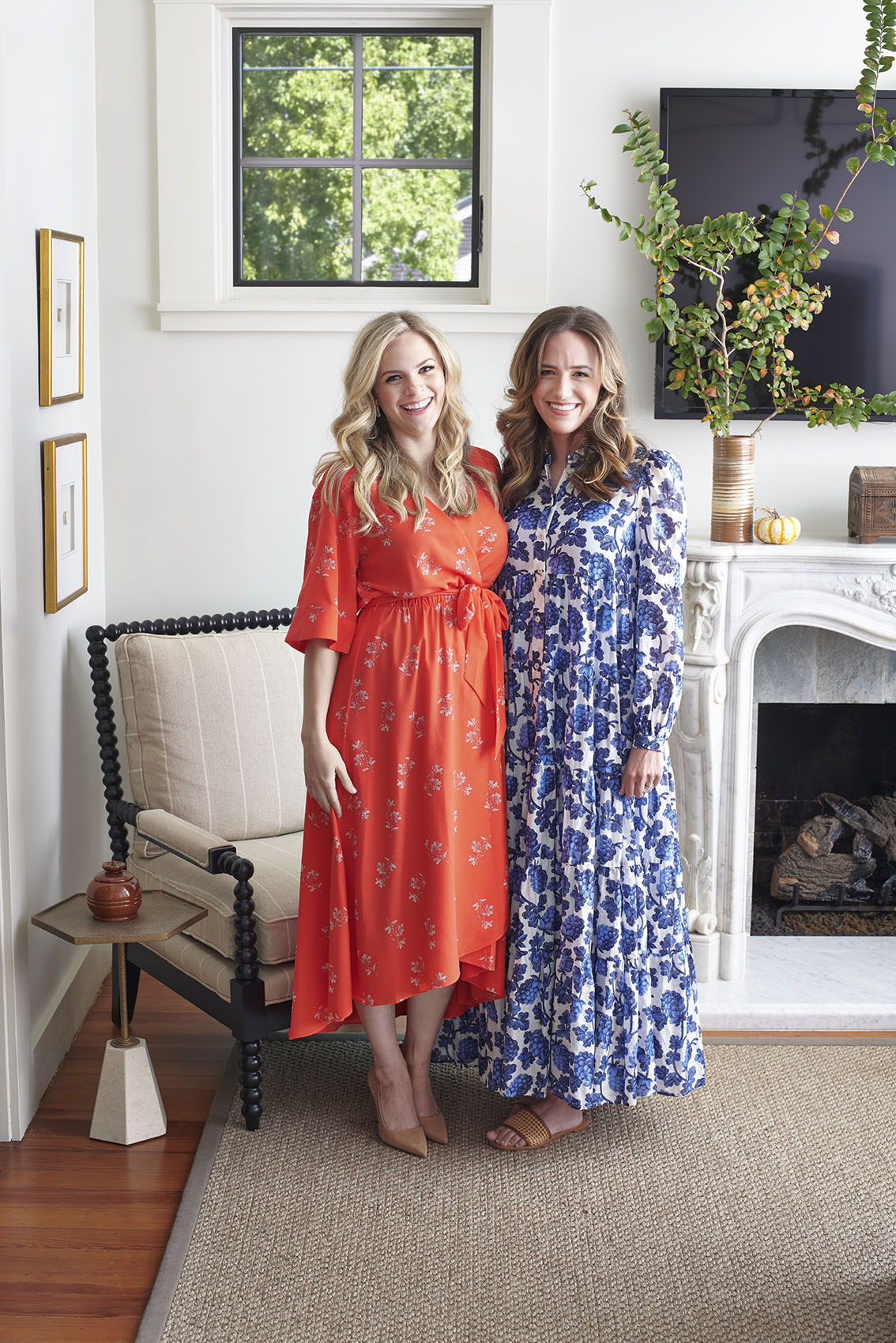 Portrait of two women  in Southern Living Magazine in Fredericksburg Texas by Alison Gootee Photography