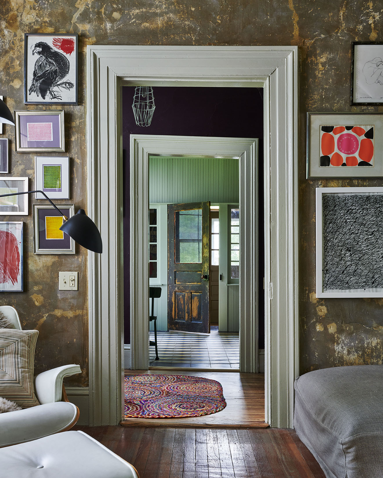 Rooms through doorways in MartinBourne Home by Alison Gootee Photography