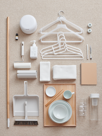 Air bnb and muji overhead ad by Alison Gootee Photography