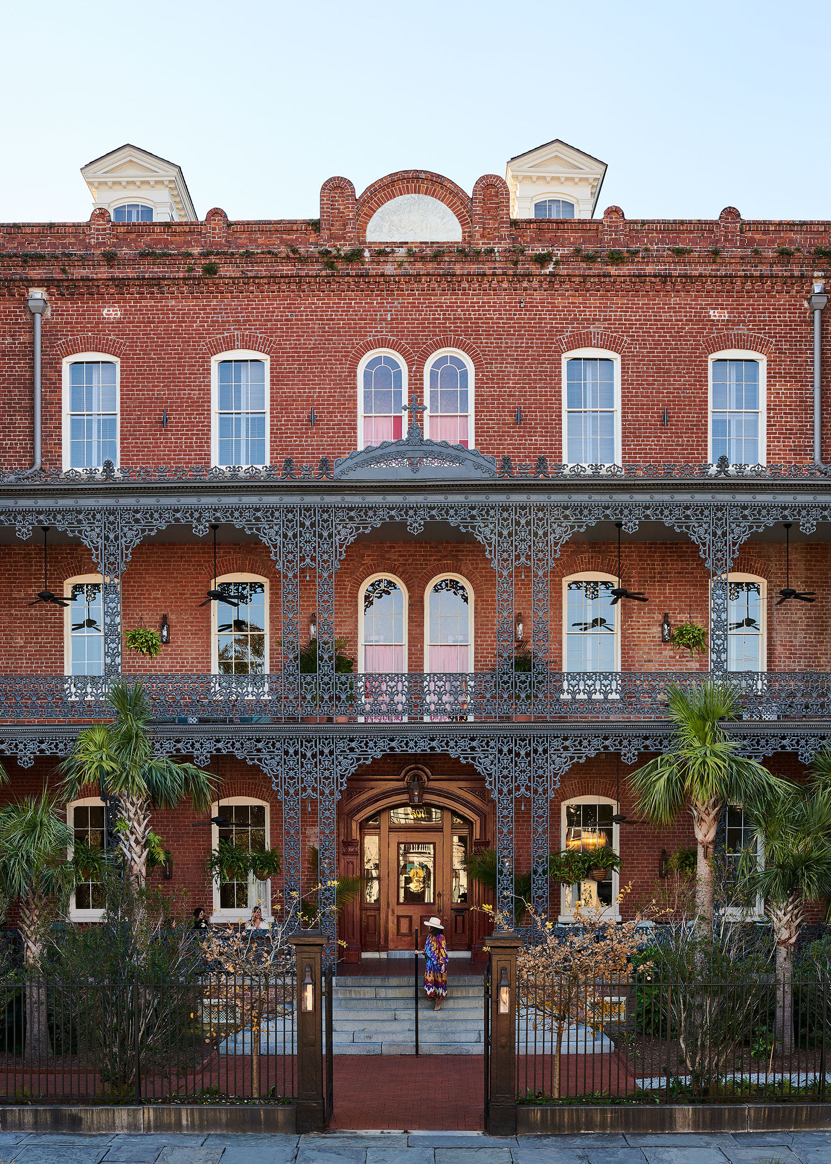 Wrought Iron exterior of Hotel St.Vincent created by by Alison Gootee photography