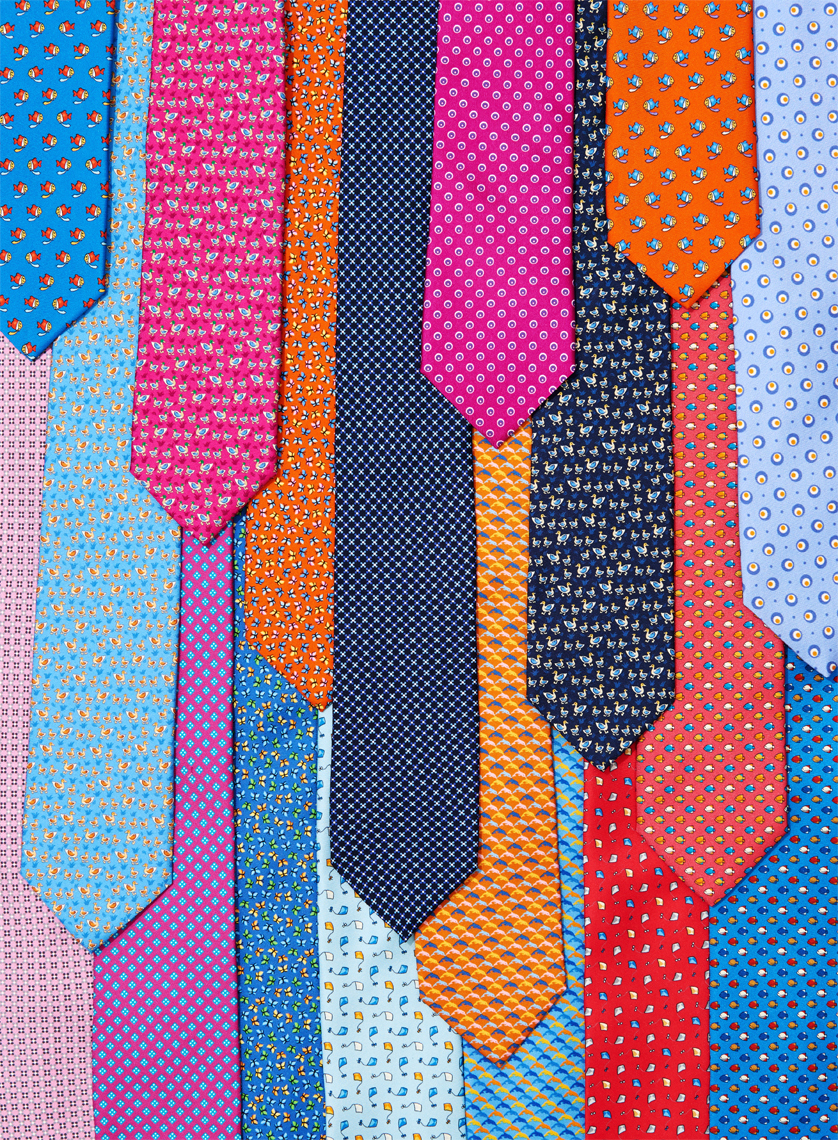 Colorful Fashion laydown of Men Ties by Alison Gootee Photography 