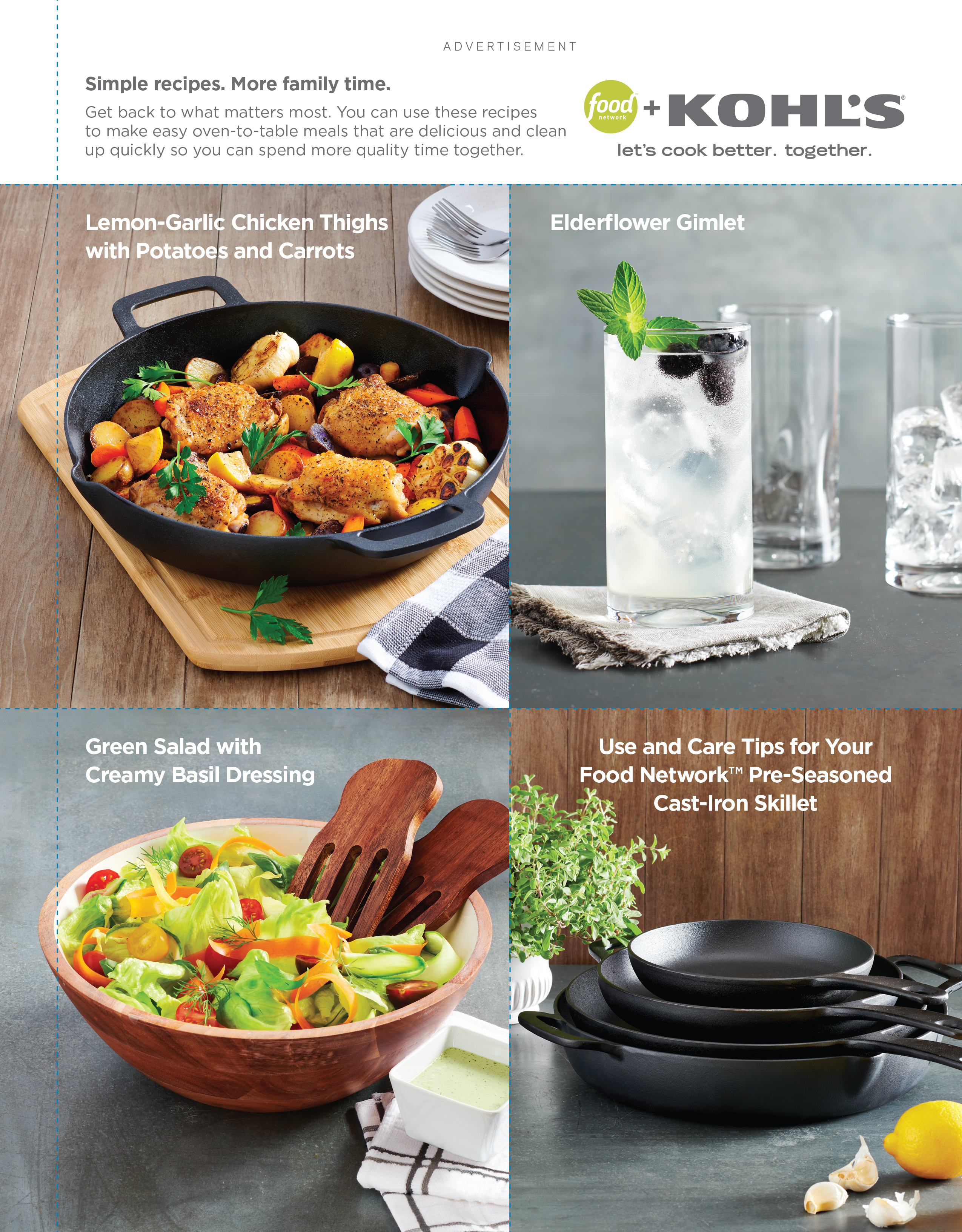  Food Network ad for Kohls with food by Alison Gootee Photography
