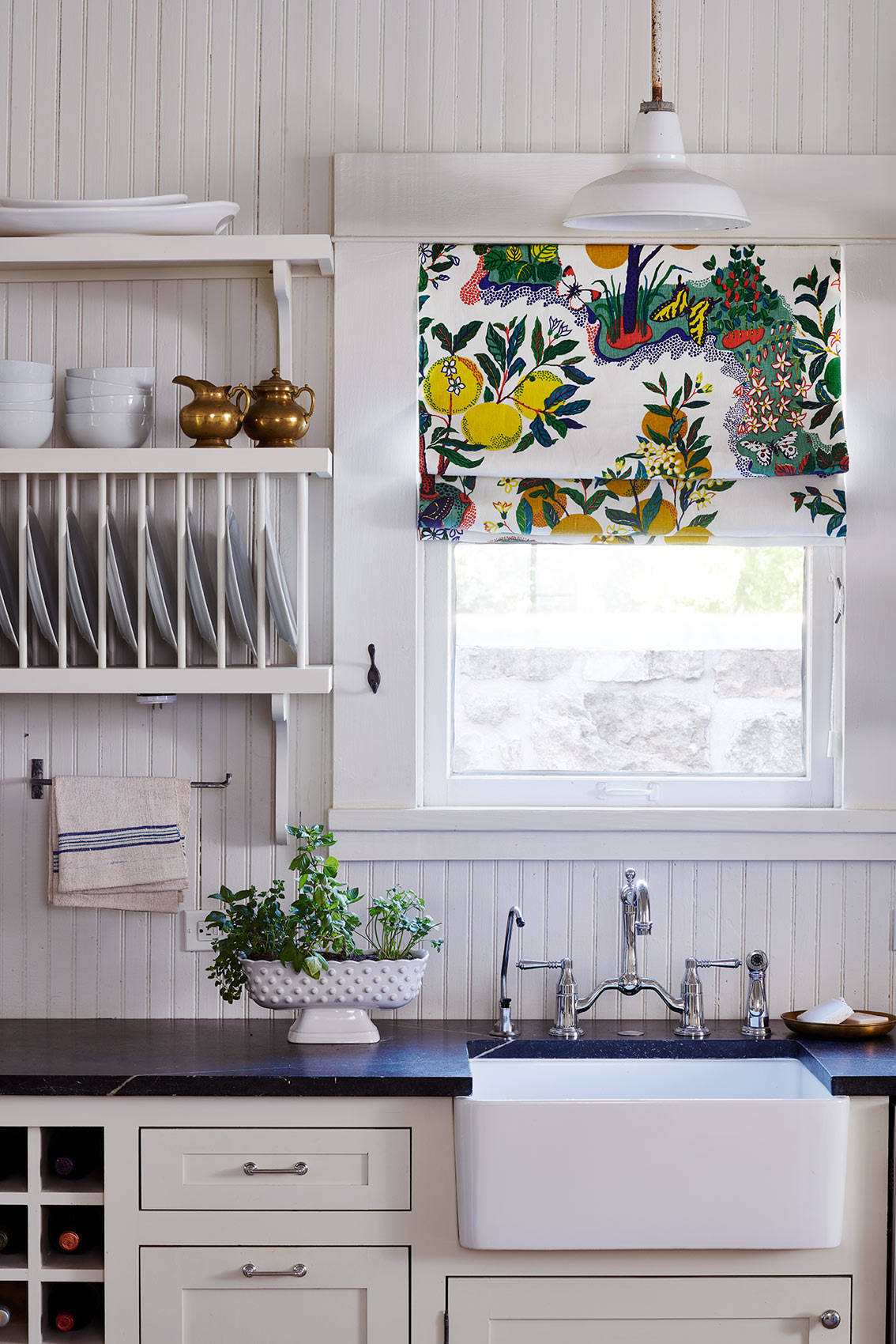 Kitchen window and sink  in Southern Living Magazine in Fredericksburg Texas by Alison Gootee Photography