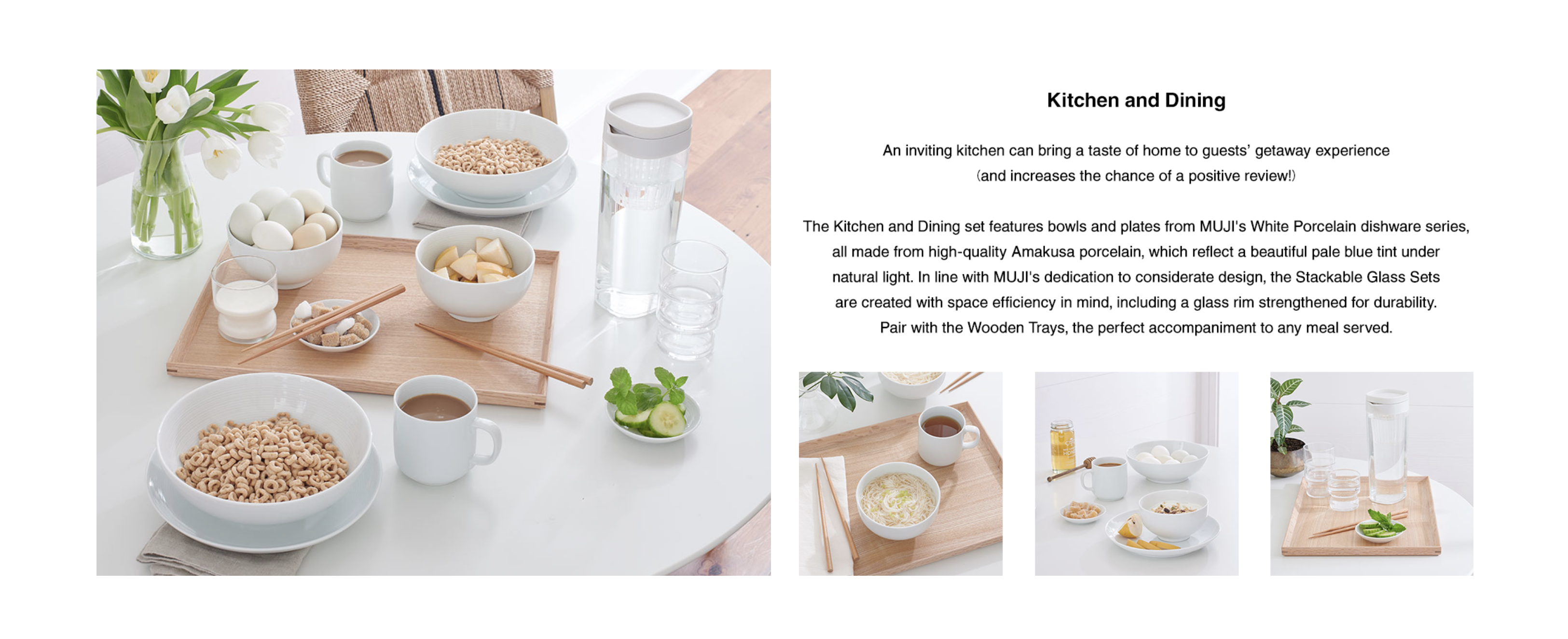 Air bnb and muji ad with food by Alison Gootee Photography
