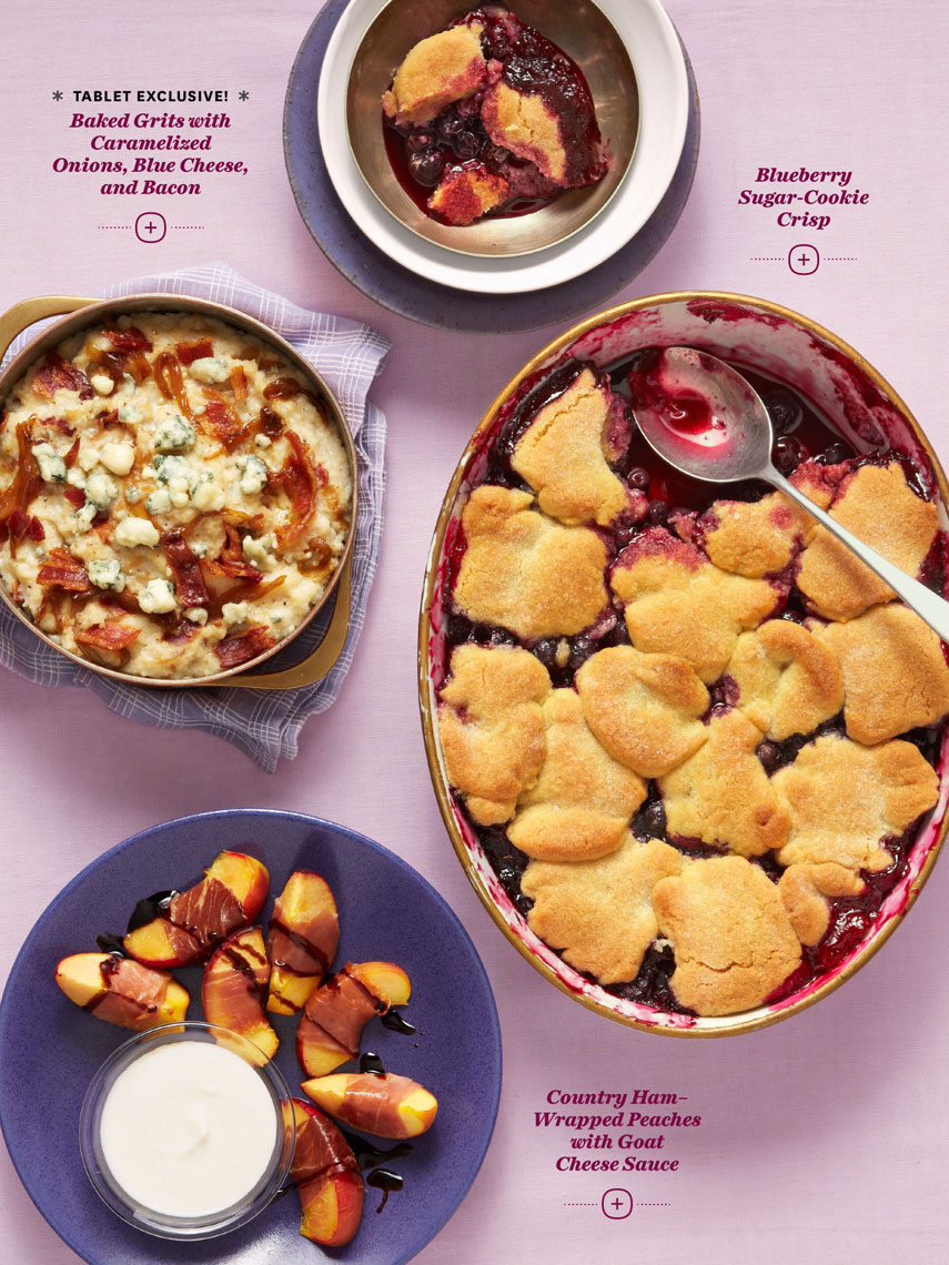 Nectarine cobblers and desserts is food photography by Alison Gootee Photography